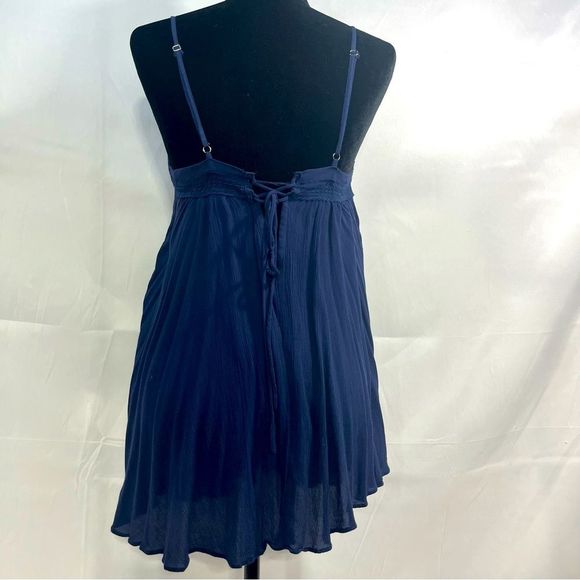 Lulu's Navy Baby Doll Coverup - Picture 3 of 11